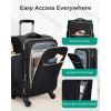 image:imageBAGSMART Carry On Luggage 20 InchSoftside Expandable Suitcase with Spinner Wheels Luggage 22x14x9 Airline Approved Rolling Lightweight Suitcases for Women Men Compact CarryOn BlackBlack