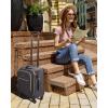 image:imageBAGSMART Carry On Luggage 20 InchSoftside Expandable Suitcase with Spinner Wheels Luggage 22x14x9 Airline Approved Rolling Lightweight Suitcases for Women Men Compact CarryOn BlackUnderseatGrey