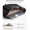 image:imageBAGSMART Expandable Tote Bag for Women Puffer Work Tote Handbag Quilted Carry On Bag for Travel GymBlack