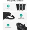 image:imageBAGSMART Expandable Tote Bag for Women Puffer Work Tote Handbag Quilted Carry On Bag for Travel GymClassic