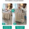 image:imageBAGSMART Expandable Tote Bag for Women Puffer Work Tote Handbag Quilted Carry On Bag for Travel GymDesert