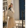 image:imageBAGSMART Expandable Tote Bag for Women Puffer Work Tote Handbag Quilted Carry On Bag for Travel GymDesert