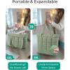 image:imageBAGSMART Expandable Tote Bag for Women Puffer Work Tote Handbag Quilted Carry On Bag for Travel GymGreen