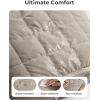 image:imageBAGSMART Expandable Tote Bag for Women Puffer Work Tote Handbag Quilted Carry On Bag for Travel GymKhaki