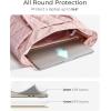 image:imageBAGSMART Expandable Tote Bag for Women Puffer Work Tote Handbag Quilted Carry On Bag for Travel GymLight Pink