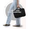 image:imageBAGSMART Laptop Case with Handle Puffy Laptop Sleeve Bag for Women MacBook Case for Dell HP Lenovo MacBook AirPro 15156 inch BlackBlackShoulder Strap