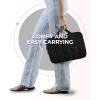 image:imageBAGSMART Laptop Case with Handle Puffy Laptop Sleeve Bag for Women MacBook Case for Dell HP Lenovo MacBook AirPro 15156 inch BlackBlackhandheld