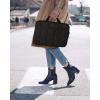 image:imageBAGSMART Laptop Case with Handle Puffy Laptop Sleeve Bag for Women MacBook Case for Dell HP Lenovo MacBook AirPro 15156 inch BlackBlackhandheld