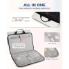 image:imageBAGSMART Laptop Case with Handle Puffy Laptop Sleeve Bag for Women MacBook Case for Dell HP Lenovo MacBook AirPro 15156 inch BlackBlackhandheld