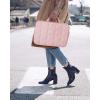 image:imageBAGSMART Laptop Case with Handle Puffy Laptop Sleeve Bag for Women MacBook Case for Dell HP Lenovo MacBook AirPro 15156 inch BlackPinkhandheld