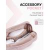 image:imageBAGSMART Laptop Case with Handle Puffy Padded Laptop Bag Sleeve for Women Portable MacBook AirPro Computer Case 1516 inch BlackPink