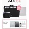 image:imageBAGSMART Laptop Case with Handle Puffy Padded Laptop Bag Sleeve for Women Portable MacBook AirPro Computer Case 1516 inch BlackWith AccessoriesBlack