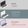 image:imageLaptop SleeveBAGSMART Laptop Cover Compatible with 13133 inch NotebookMacBook AirMacBook Pro 14 InchComputerWater Repellent Protective Case with PocketBlackBeige