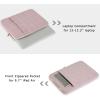 image:imageLaptop SleeveBAGSMART Laptop Cover Compatible with 13133 inch NotebookMacBook AirMacBook Pro 14 InchComputerWater Repellent Protective Case with PocketBlackBeige