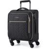 image:imageBAGSMART Carry On Luggage 20 InchSoftside Expandable Suitcase with Spinner Wheels Luggage 22x14x9 Airline Approved Rolling Lightweight Suitcases for Women Men Compact CarryOn BlackUnderseatBlack