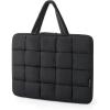 image:imageBAGSMART Laptop Case Puffy Laptop Sleeve with Handle Compatible with MacBook Air Pro Laptop Bag for WomenBlack