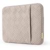 image:imageBAGSMART Laptop Sleeve Bag Compatible with MacBook AirPro 13133 inch Notebook Compatible with MacBook Pro 14 Inch MacBook Air M2 Sleeve 13 Inch Repellent Protective Case with Pocket PinkWarm Tan