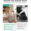 image:imageBAGSMART Boxy Tote Bag for Women Crossbody Bag with Zipper Crush Bow Purses for Travel Work CollegeCamel
