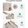 image:imageBAGSMART Boxy Tote Bag for Women Crossbody Bag with Zipper Crush Bow Purses for Travel Work CollegePink