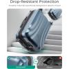 image:imageBAGSMART Carry On Luggage 22x14x9 Airline Approved with TSA Lock Expandable Hard Shell Suitcase with Spinner Wheels Lightweight 20 Inch Travel Rolling CarryOn Luggage Light BlueLight Blue