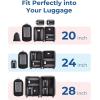image:imageBAGSMART Compression Packing Cubes 6 PCS Packing Cubes for Suitcases Travel Bags Organizer for Luggage Lightweight Packing Cube for Travel EssentialsBlack