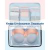image:imageBAGSMART Compression Packing Cubes 6 PCS Packing Cubes for Suitcases Travel Bags Organizer for Luggage Lightweight Packing Cube for Travel EssentialsBlue