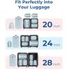image:imageBAGSMART Compression Packing Cubes 6 PCS Packing Cubes for Suitcases Travel Bags Organizer for Luggage Lightweight Packing Cube for Travel EssentialsBlue