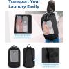 image:imageBAGSMART Compression Packing Cubes 6 PCS Packing Cubes for Suitcases Travel Bags Organizer for Luggage Lightweight Packing Cube for Travel EssentialsBlack