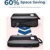 image:imageBAGSMART Compression Packing Cubes 6 PCS Packing Cubes for Suitcases Travel Bags Organizer for Luggage Lightweight Packing Cube for Travel EssentialsDeep Black