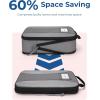 image:imageBAGSMART Compression Packing Cubes 6 PCS Packing Cubes for Suitcases Travel Bags Organizer for Luggage Lightweight Packing Cube for Travel EssentialsGrey