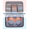 image:imageBAGSMART Compression Packing Cubes 6 PCS Packing Cubes for Suitcases Travel Bags Organizer for Luggage Lightweight Packing Cube for Travel EssentialsGrey