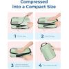 image:imageBAGSMART Compression Packing Cubes 6 PCS Packing Cubes for Suitcases Travel Bags Organizer for Luggage Lightweight Packing Cube for Travel EssentialsKohlrabi Green