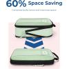 image:imageBAGSMART Compression Packing Cubes 6 PCS Packing Cubes for Suitcases Travel Bags Organizer for Luggage Lightweight Packing Cube for Travel EssentialsKohlrabi Green