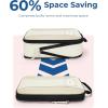 image:imageBAGSMART Compression Packing Cubes 6 PCS Packing Cubes for Suitcases Travel Bags Organizer for Luggage Lightweight Packing Cube for Travel EssentialsLight Beige