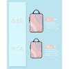 image:imageBAGSMART Compression Packing Cubes 6 Set4 Set2 Set Travel Packing Cubes for Carry on Suitcases Compression Suitcase Organizers Bag Set amp Travel Cubes for Luggage Lightweight Packing OrganizersWhite Opal2 Set