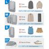 image:imageBAGSMART Compression Packing Cubes for Travel Durable Travel Cubes for CarryOn Suitcase 6 Set Cuise Ship Travel Essentials 1L3M1SShoe Bag Grey01Grey