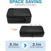 image:imageBAGSMART Compression Packing Cubes for Travel Durable Travel Cubes for CarryOn Suitcase 6 Set Cuise Ship Travel Essentials 1L3M1SShoe Bag Grey04Black