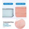 image:imageBAGSMART Compression Packing Cubes for Travel Durable Travel Cubes for CarryOn Suitcase 6 Set Cuise Ship Travel Essentials 1L3M1SShoe Bag GreyOrange