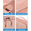 image:imageBAGSMART Compression Packing Cubes for Travel Durable Travel Cubes for CarryOn Suitcase 6 Set Cuise Ship Travel Essentials 1L3M1SShoe Bag GreyOrange