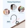 image:imageBAGSMART Hanging Packing Cubes for Travel 6 Set Clear Waterproof Packing Cubes for Suitcases Storage Organizer for Hanging Closet with Zipper Handles and Hook Baby PinkBaby Pink