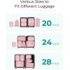 image:imageBAGSMART Hanging Travel Packing Cubes 6 Set Large Travel Cubes for Women Cruise Ship Essentials Suitcase Organizers