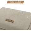 image:imageBAGSMART Toiletry Bag for Men Canvas Travel Toiletry Organizer Dopp Kit Waterresistant Shaving Bag for Toiletries AccessoriesGreyLargeBeige