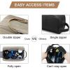 image:imageBAGSMART Toiletry Bag for Men Canvas Travel Toiletry Organizer Dopp Kit Waterresistant Shaving Bag for Toiletries AccessoriesGreyLargeBeige