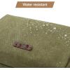 image:imageBAGSMART Toiletry Bag for Men Canvas Travel Toiletry Organizer Dopp Kit Waterresistant Shaving Bag for Toiletries AccessoriesGreyLargeGreen