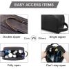 image:imageBAGSMART Toiletry Bag for Men Canvas Travel Toiletry Organizer Dopp Kit Waterresistant Shaving Bag for Toiletries AccessoriesGreyLargeGrey