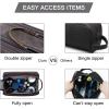 image:imageBAGSMART Toiletry Bag for Men Canvas Travel Toiletry Organizer Dopp Kit Waterresistant Shaving Bag for Toiletries AccessoriesGreyLargeGrey