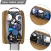 image:imageBAGSMART Toiletry Bag for Men Canvas Travel Toiletry Organizer Dopp Kit Waterresistant Shaving Bag for Toiletries AccessoriesGreyLargeKhaki