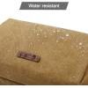 image:imageBAGSMART Toiletry Bag for Men Canvas Travel Toiletry Organizer Dopp Kit Waterresistant Shaving Bag for Toiletries AccessoriesGreyLargeKhaki