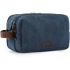 image:imageBAGSMART Toiletry Bag for Men Canvas Travel Toiletry Organizer Dopp Kit Waterresistant Shaving Bag for Toiletries AccessoriesGreyLargeNavy Blue