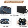 image:imageBAGSMART Toiletry Bag for Men Canvas Travel Toiletry Organizer Dopp Kit Waterresistant Shaving Bag for Toiletries AccessoriesGreyLargeNavy Blue